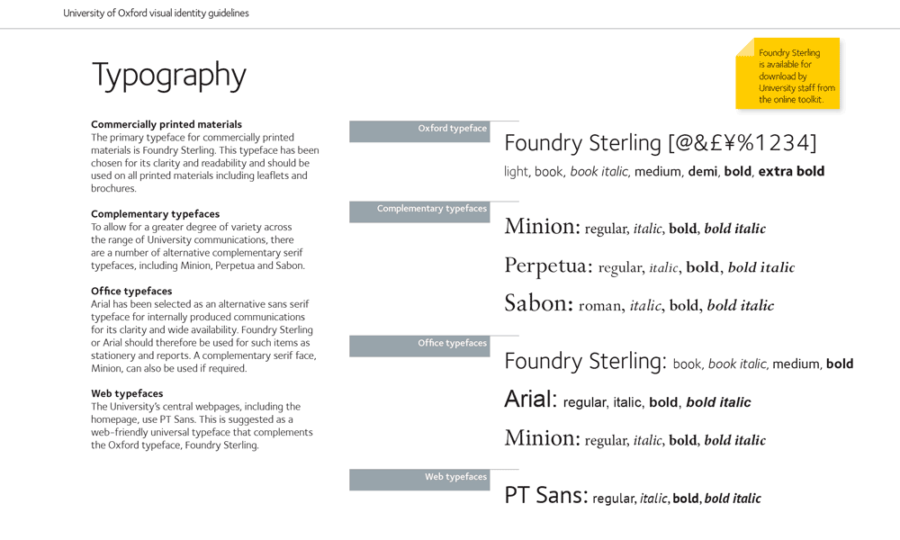 Typography Visual Identity Design
