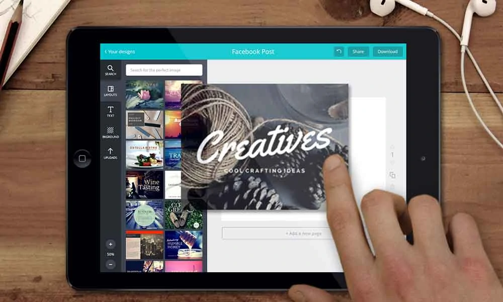 Canva Design Tool Ipad