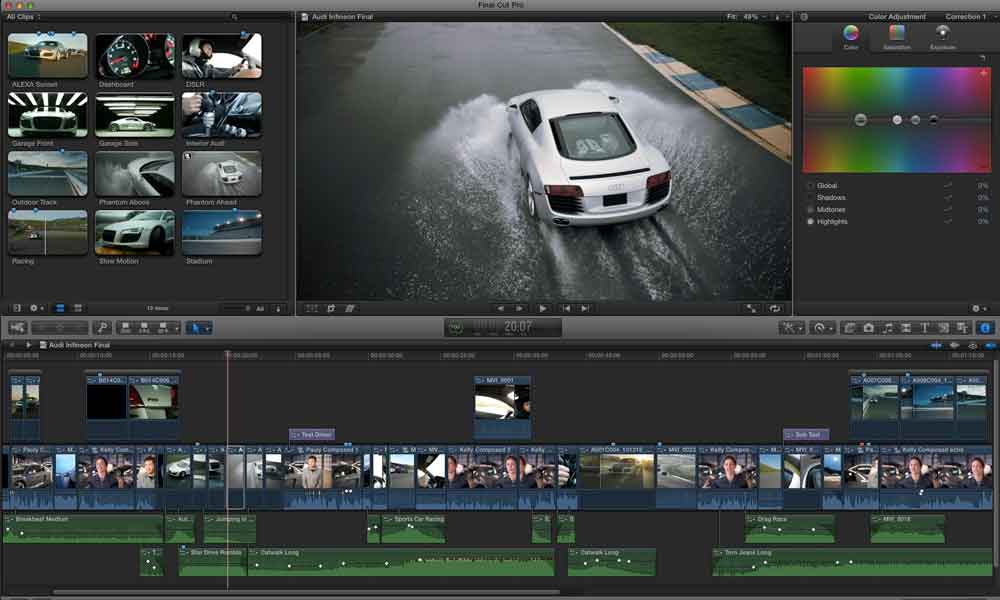 Final Cut Pro Video Editing Software