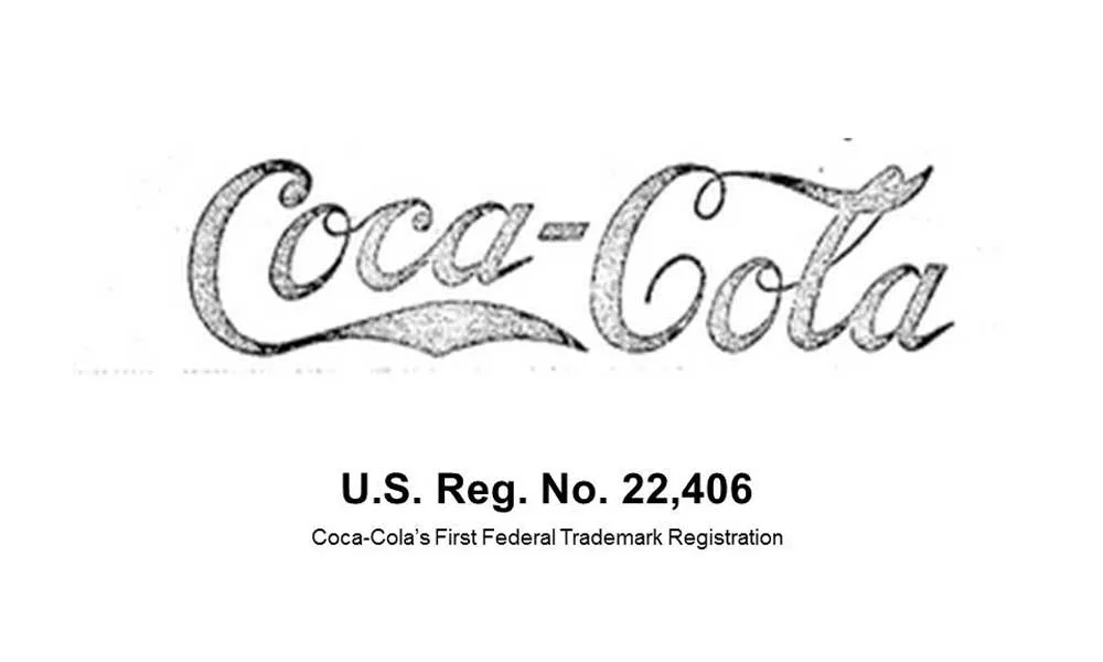 Coca Cola First Registered Logo