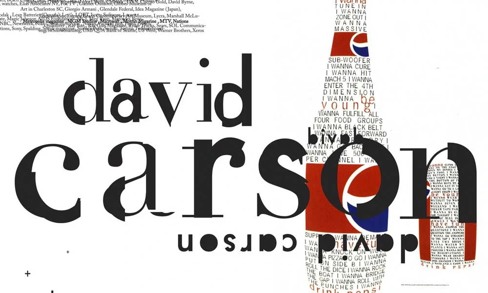 David Carson Poster