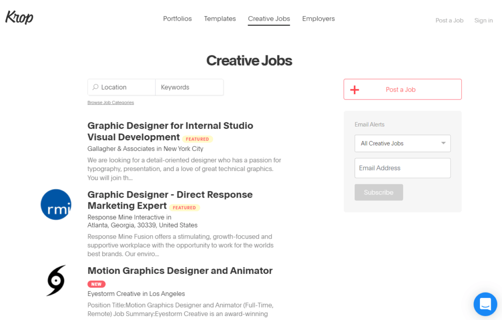 Find Best Graphic Design Jobs Krop