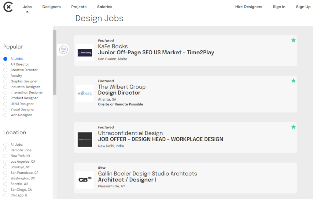 Find Graphic Design Jobs Coroflot