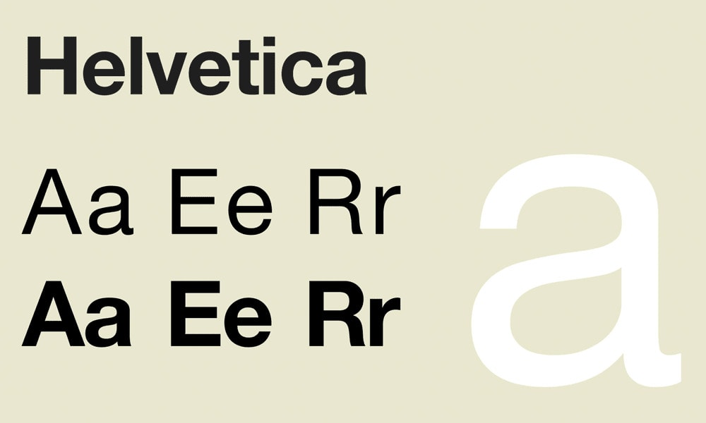 Top 10 Fonts Helvetica