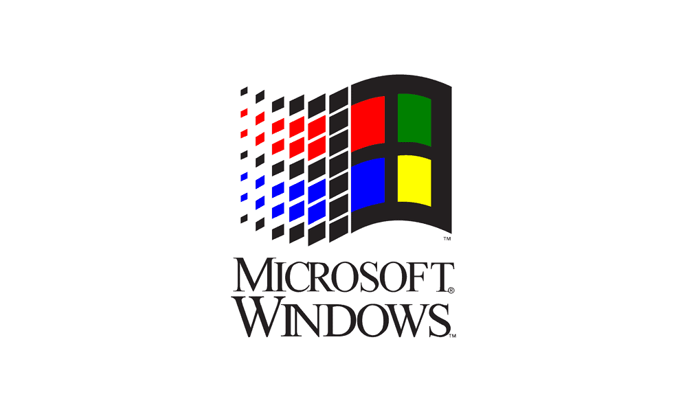 Old Microsoft Windows Logo Design