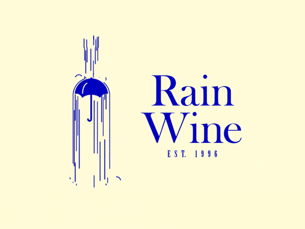 Rain Wine Logo Design