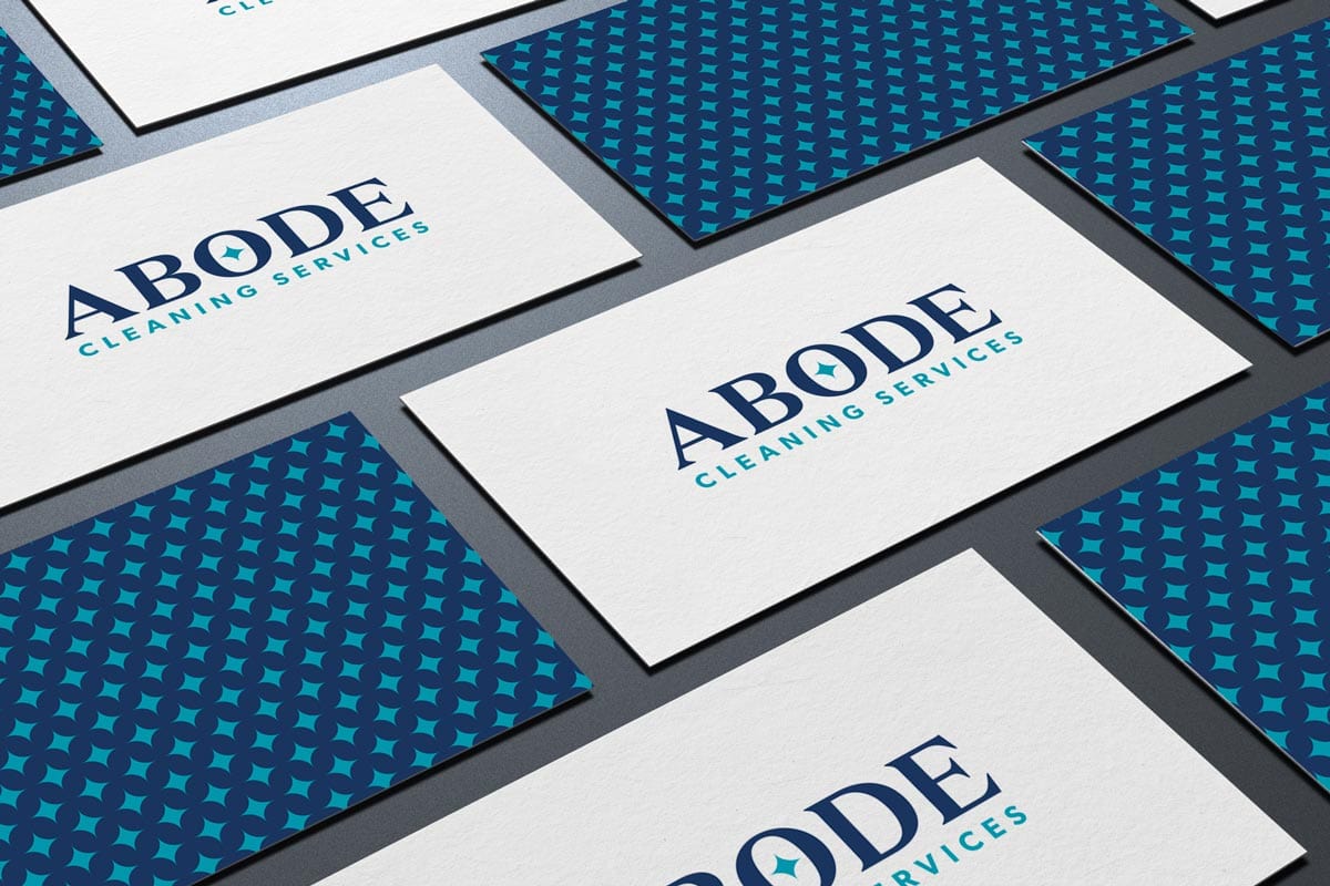 Abode Cleaning Business Cards