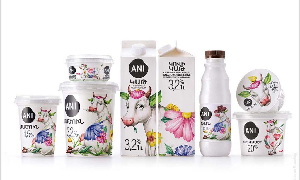 Dairy Products Packaging Design 2020