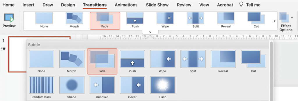 How To Apply Transitions In Powerpoint