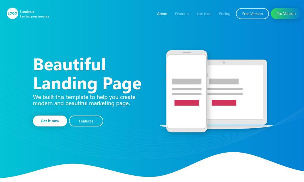 Landing Page Website Design