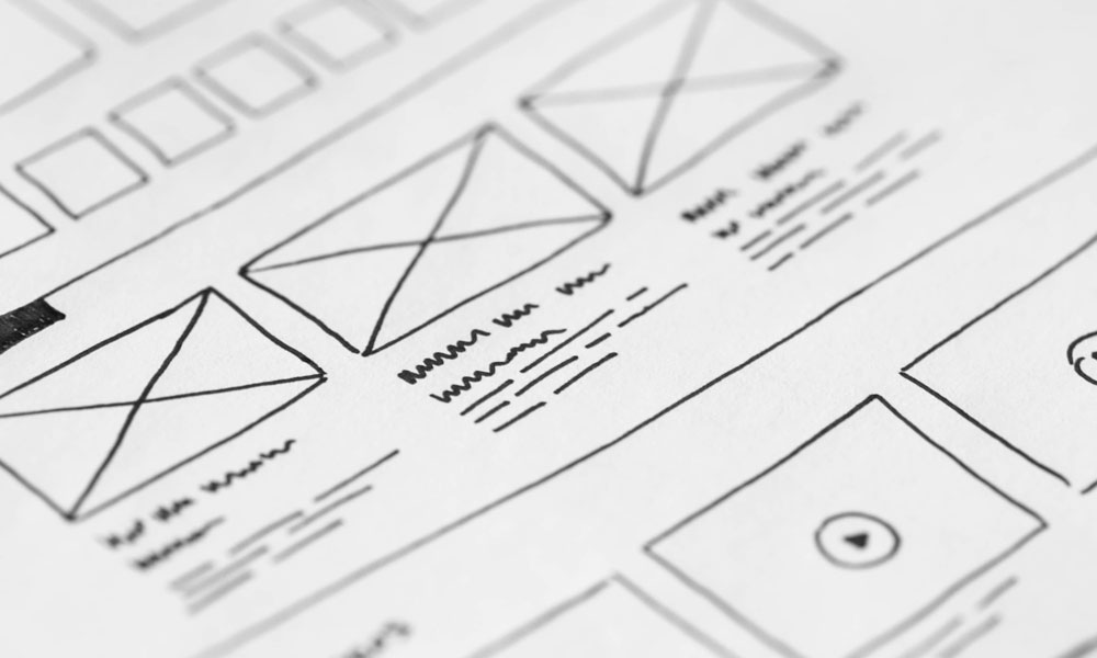 Website Wireframing Example