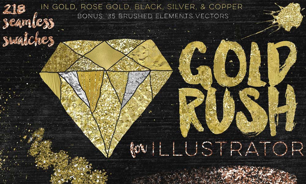 gold rush for illustrator free download