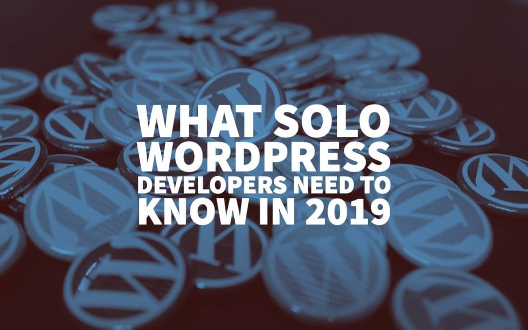 What Solo WordPress Developers Need to Know in 2019