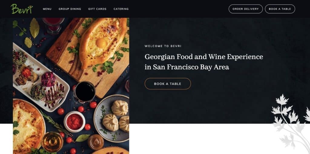 Restaurant Website Design Services