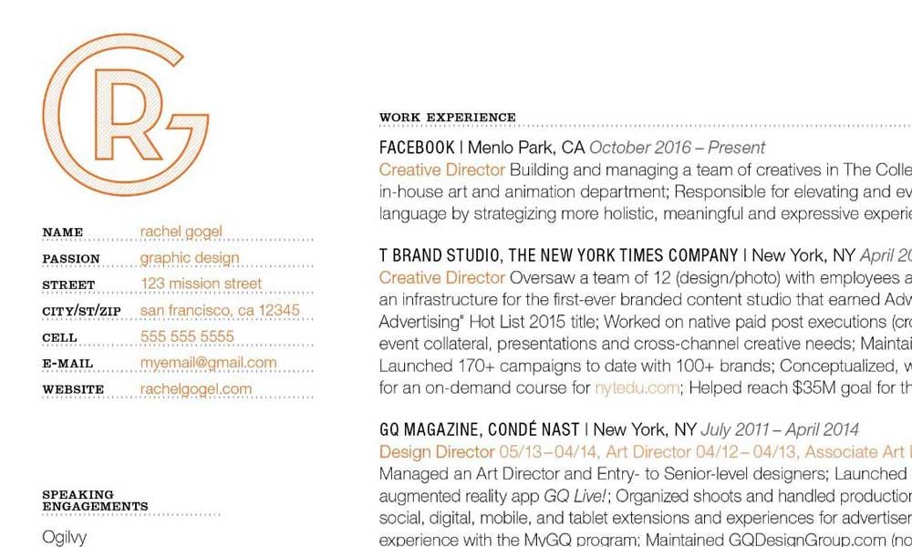 Creative Resume Design Creative Resume Design