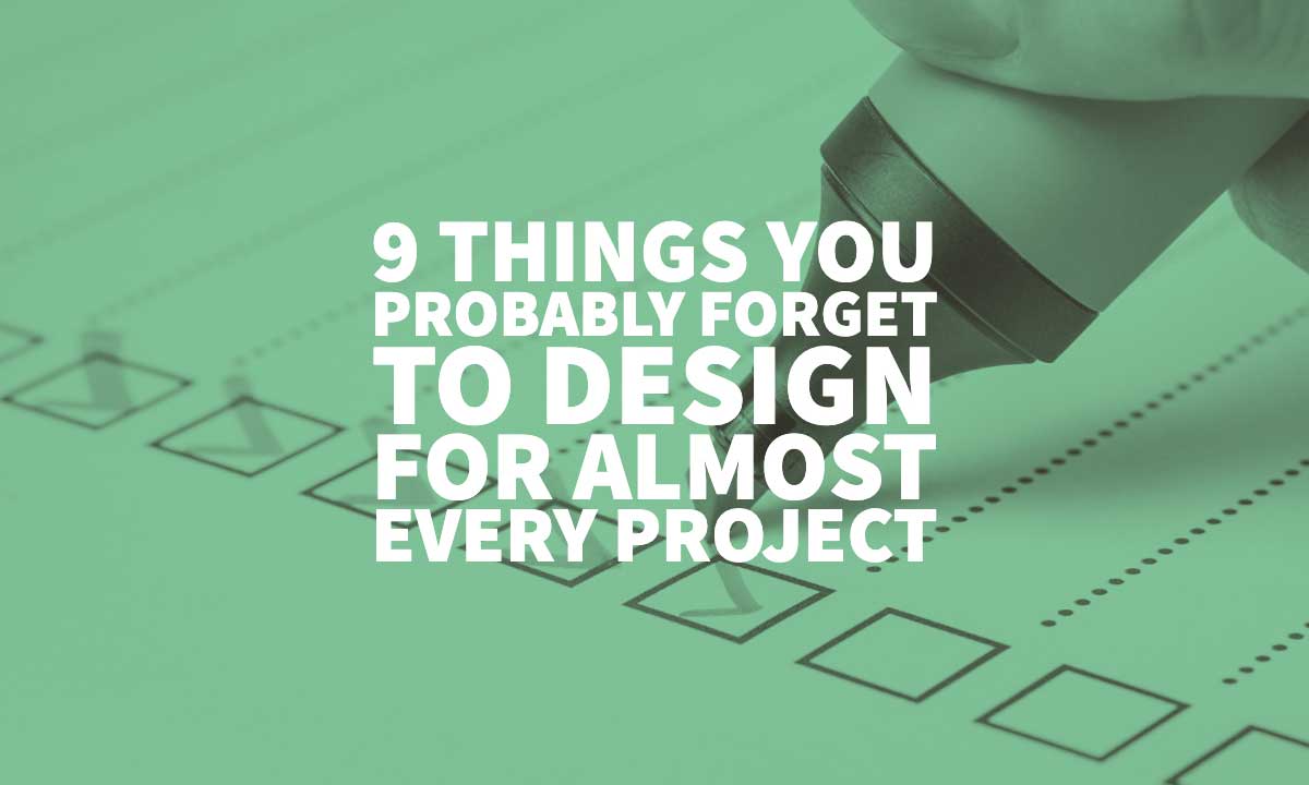 Forget To Design