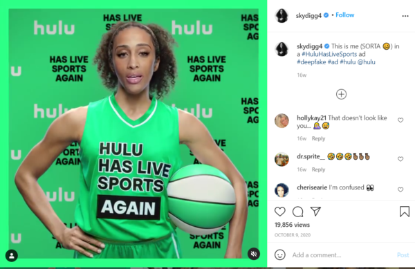 Hulu Sports Marketing Social Media