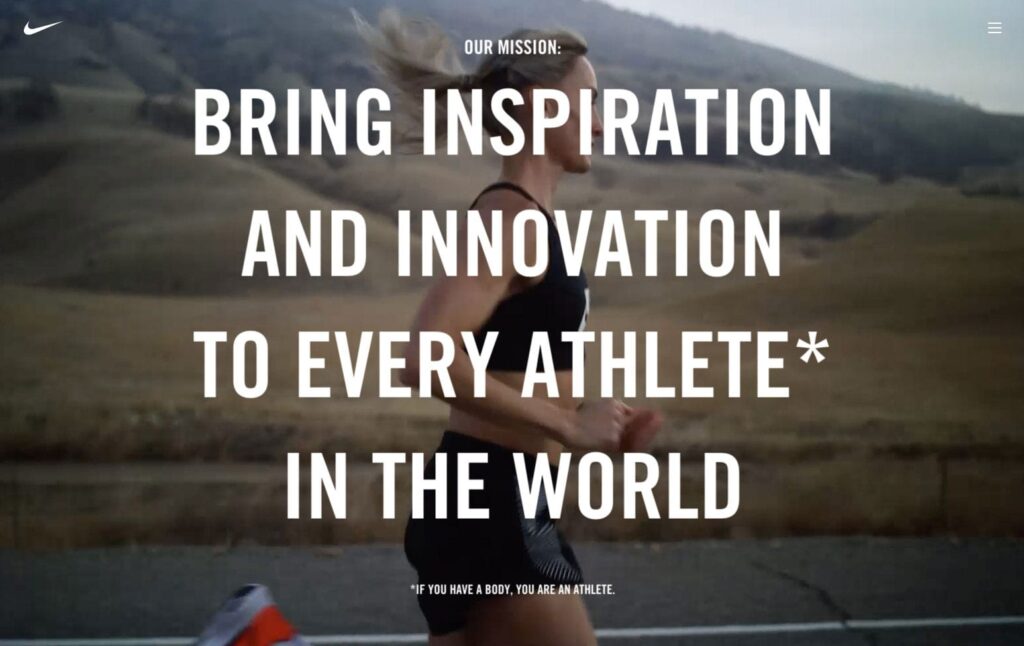 Nike Brand Vision Statement