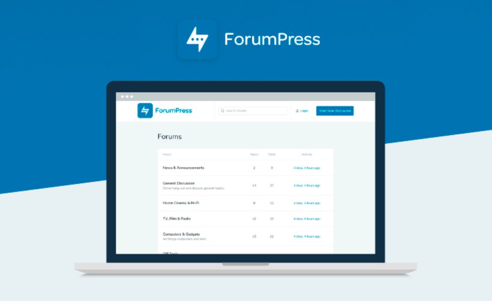 27. Wordpress Forum Theme