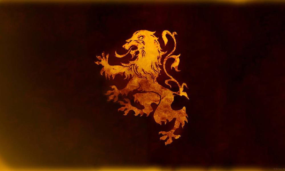 Golden Lion Emblem Logos