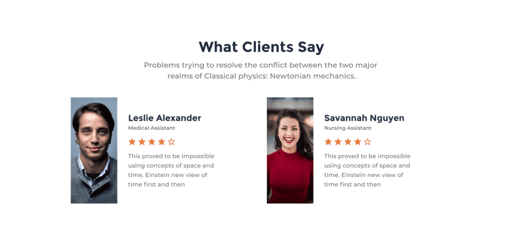 Landing Page Testimonials