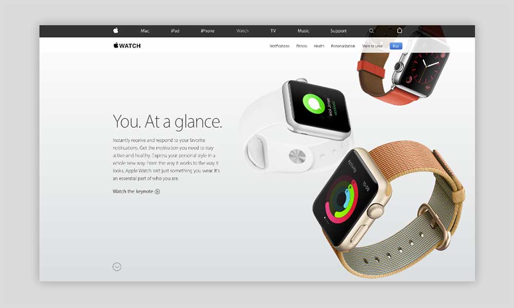 Apple Luxury Web Design