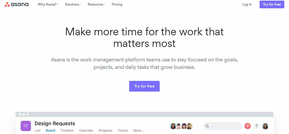 Asana Tool For Designers