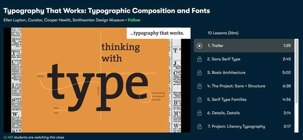 Best Free Typography Design Courses Online