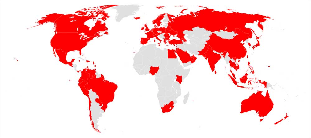Dominos Across The World