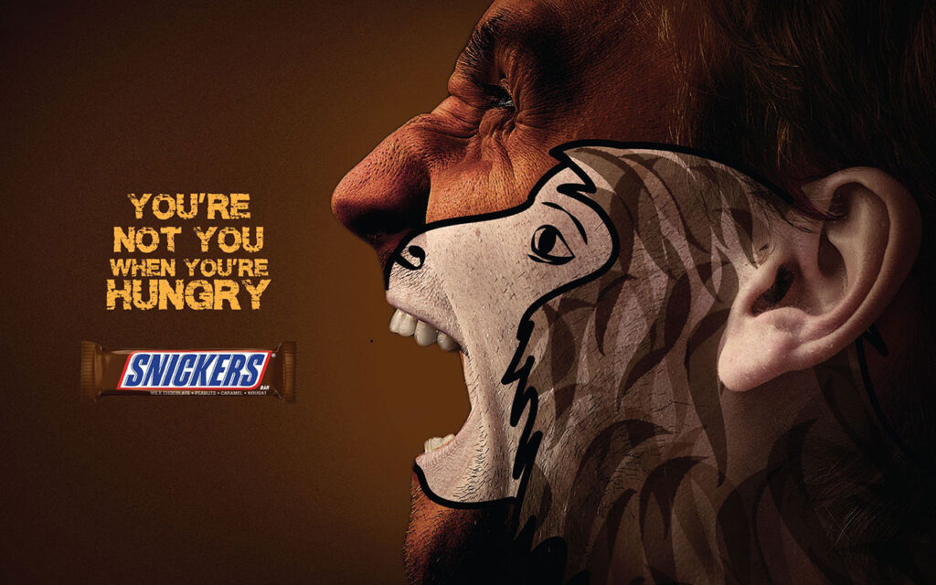 Examples Of Advewrtising Campaigns Snickers