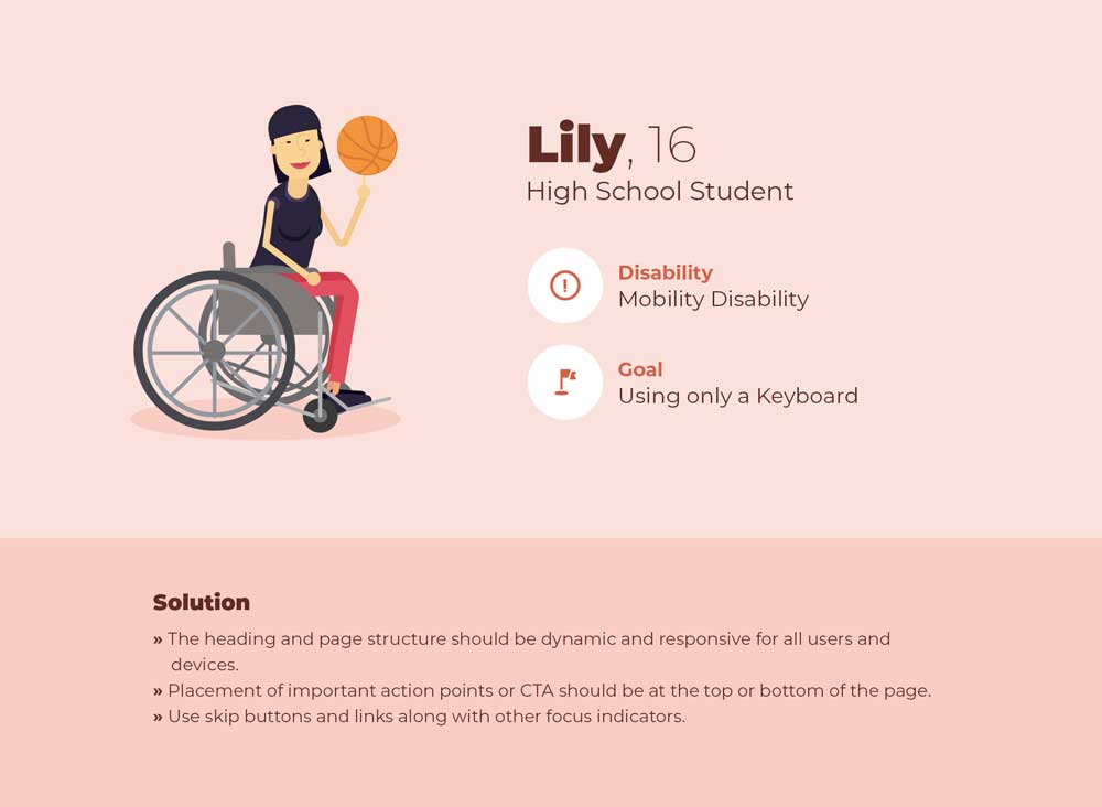 Mobility Disibility Persona