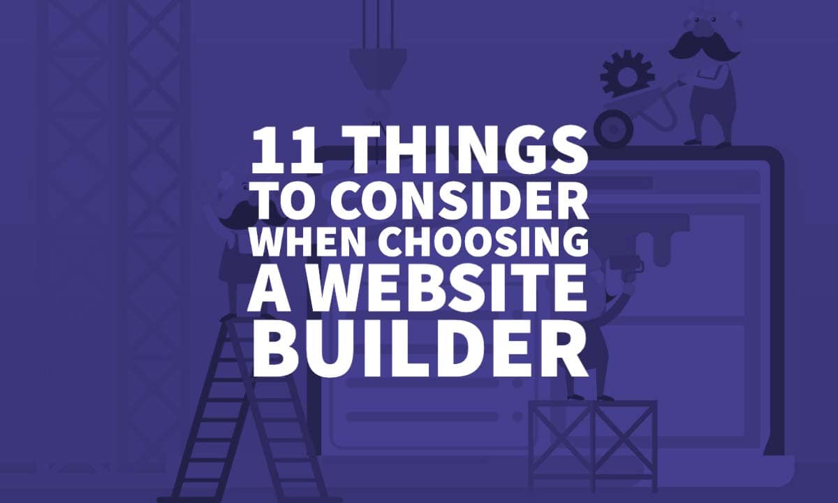 Choosing A Website Builder
