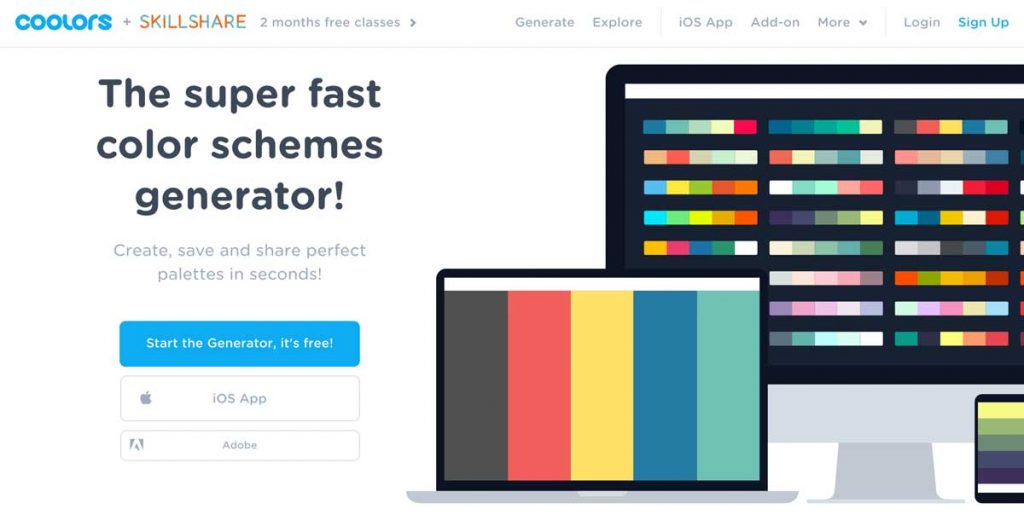 Coolors Color Scheme Generator