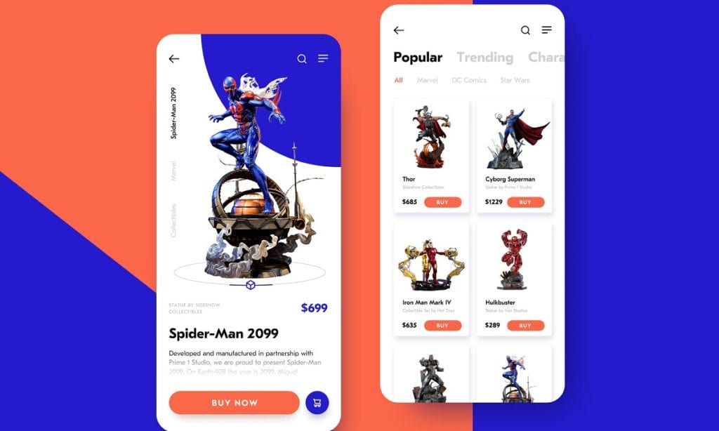 Ecommerce App Designs