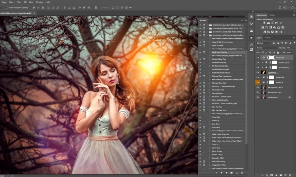 How To Use Actions In Photoshop