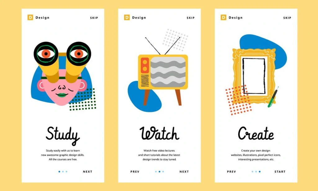 Illustration Trends In App Design