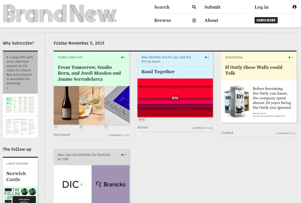 Brand New Best Design Blogs