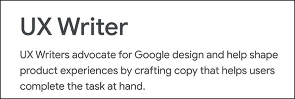 What Is A Ux Writer