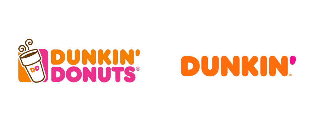 Dunkin Donuts Rebranding Example