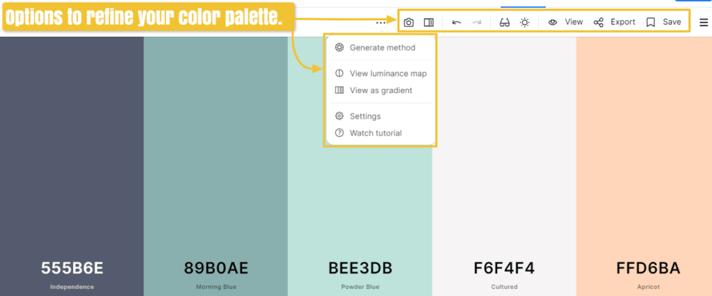 Developing Your Brand Colour Palette Tool