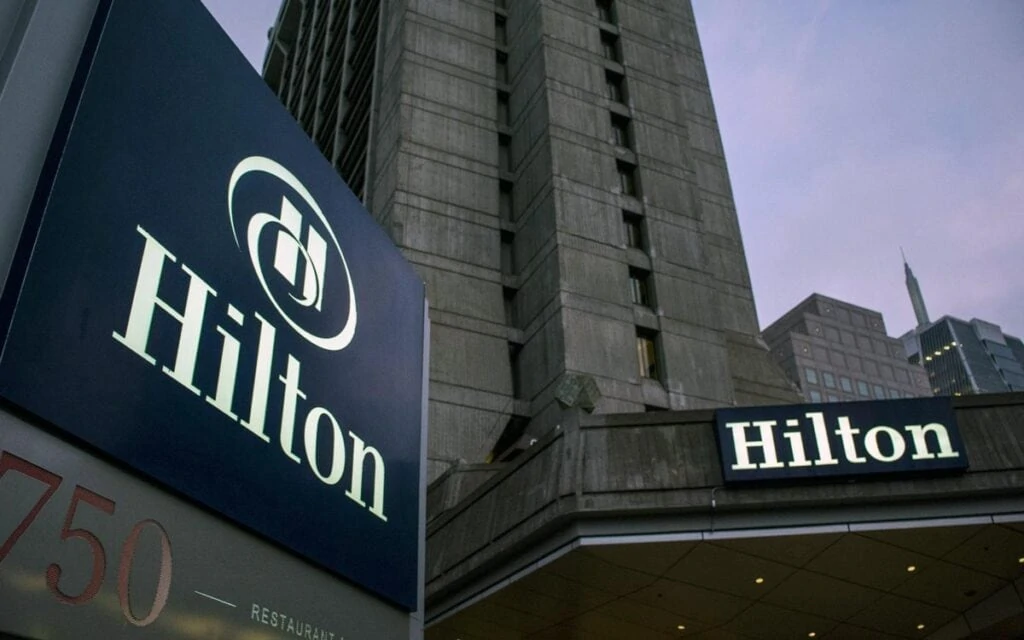 Hilton Hotel Outdoor Branded Signs