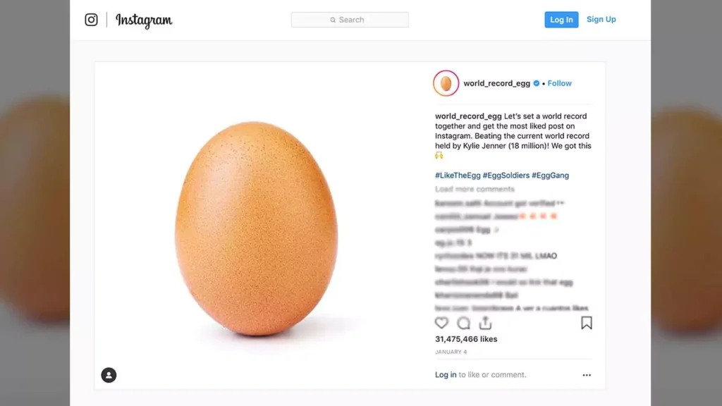 Viral Instagram Posts World Record Egg