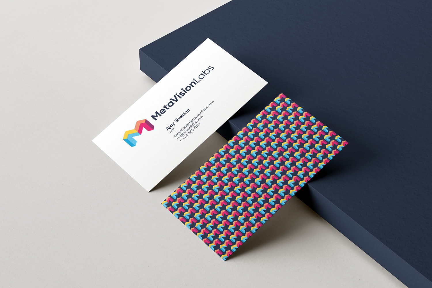 Business Card Design Metavision Labs