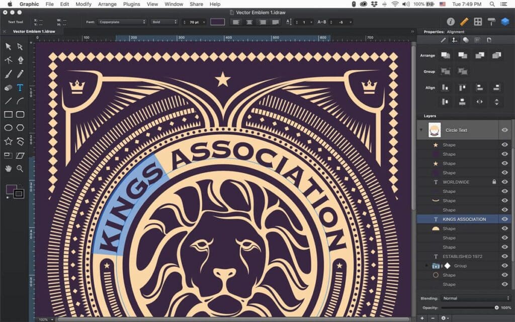 Graphic Design App Vector Illustrator