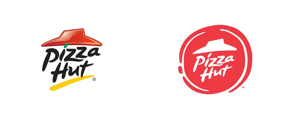 Old Pizza Hut Logo And Rebrand New Logos