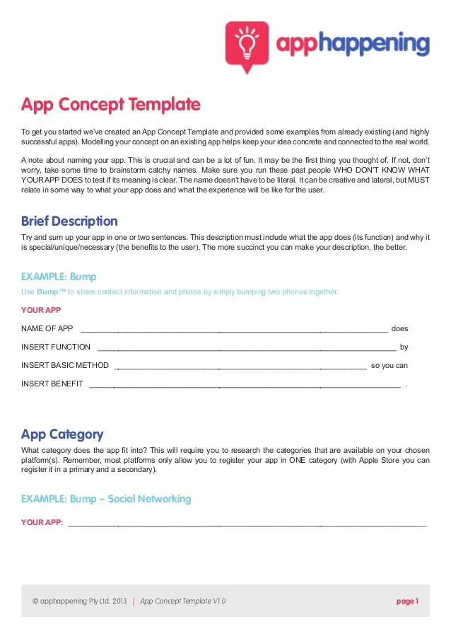 How To Create An App Design Brief