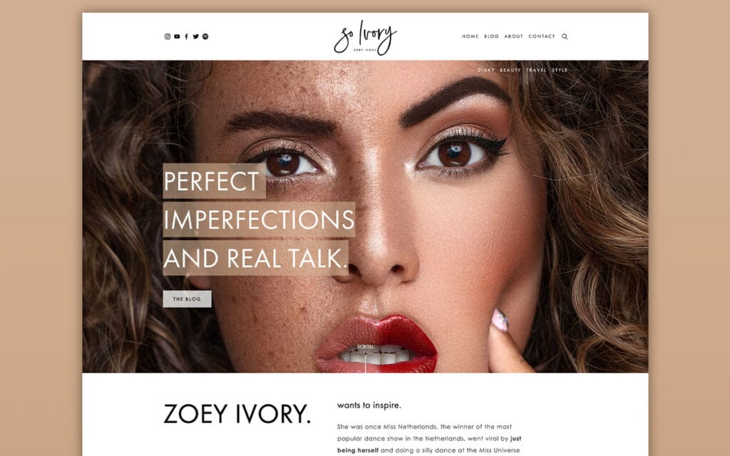 Ivory Colour Websites