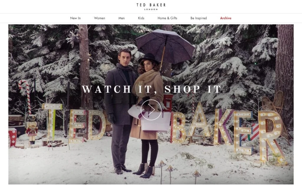 Marketing Video Trends Ted Baker