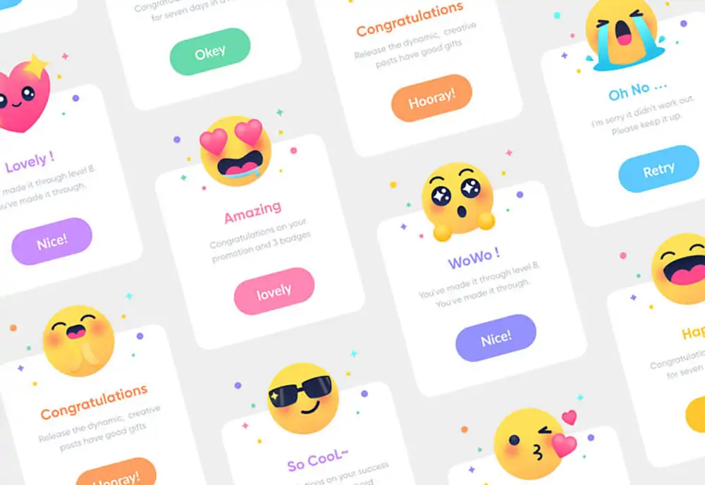 Emoji Illustrations For Website Design