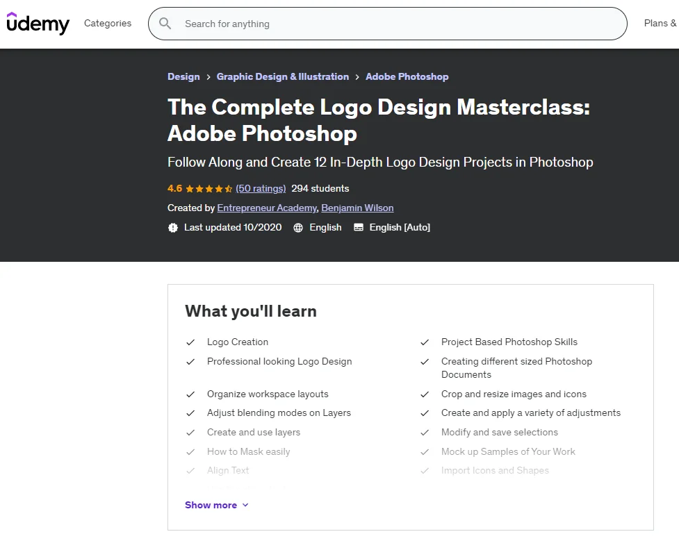 Logo Design Masterclass Course Udemy